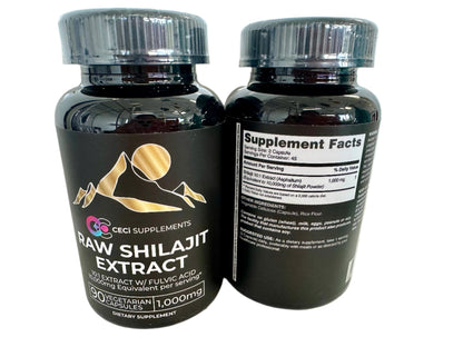 RAW SHILAJIT 10:1 EXTRACT W/FULVIC ACID